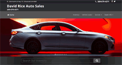 Desktop Screenshot of davidriceautosales.com